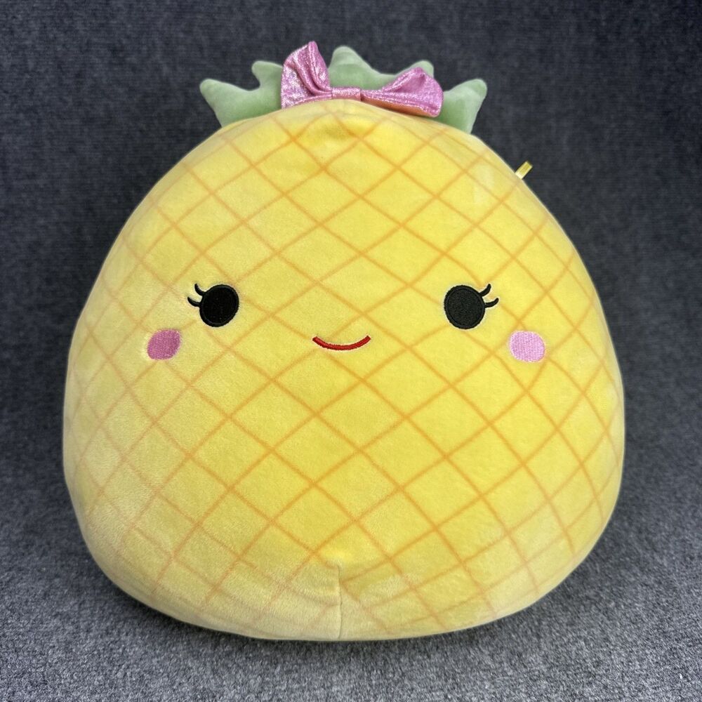 Squishmallow Fruit Lulu the Yellow Pineapple 16" Inches Plush Doll Kelly Toy